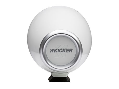 Kicker 46KMFC8W 8" Loaded Flat-Mount Marine Tower Speakers - White 