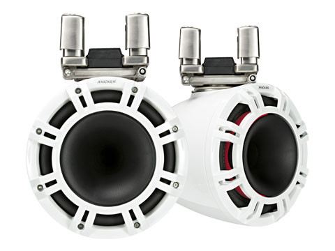 Kicker 44KMTC94W 9" Horn-Loaded Tower System - White (Pair) 