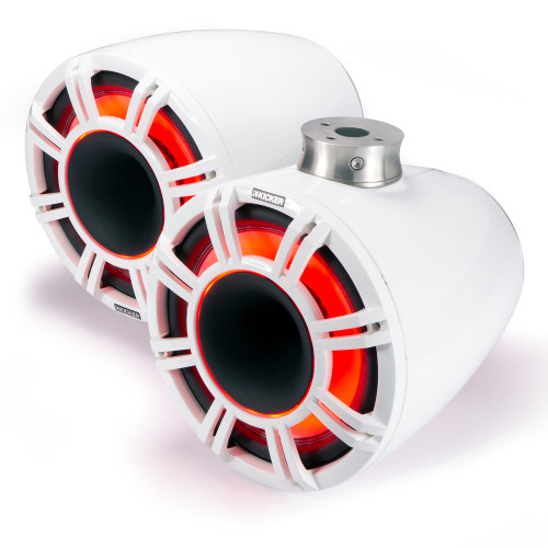 Kicker 47KMFC11W 11" Factory-Mount Horn Loaded Tower System - White (Pair) 
