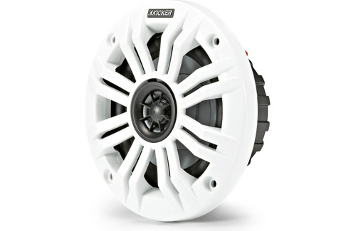 Kicker 45KM42 4" 2-Way Marine Coaxial Speakers - 2 Ohm 