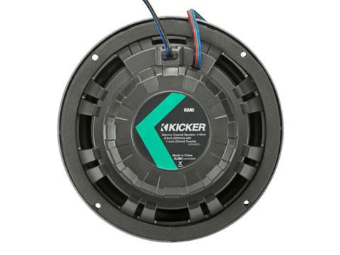 Kicker 45KM84L 8" 150W RMS 2-Way Marine Speakers with LED Lighting