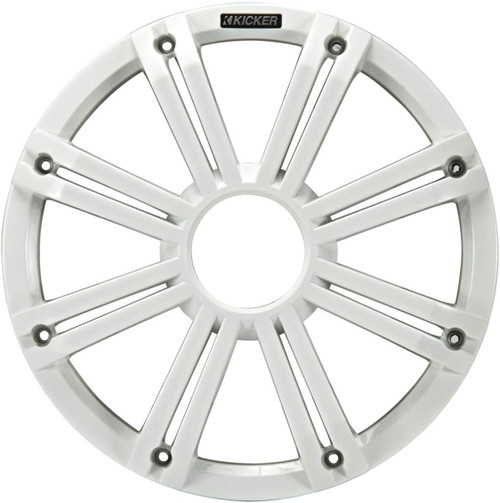 Kicker 45KMG12W 12" LED Subwoofer Grill - White 