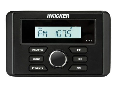 Kicker 46KMC3 Marine All-in-One Media Center with Bluetooth 
