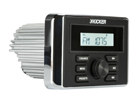 Kicker 46KMC3 Marine All-in-One Media Center with Bluetooth 