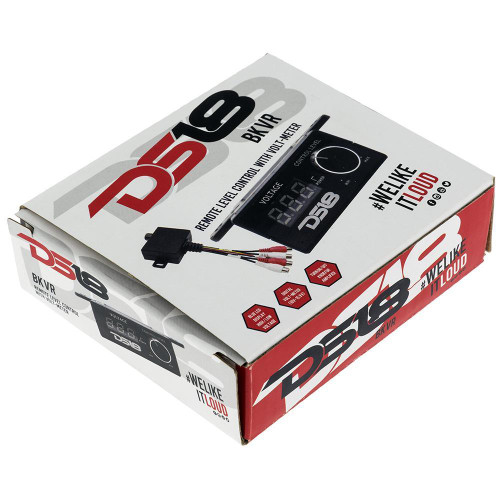 DS18 BKVR Universal Bass Knob with Voltmeter And Remote On