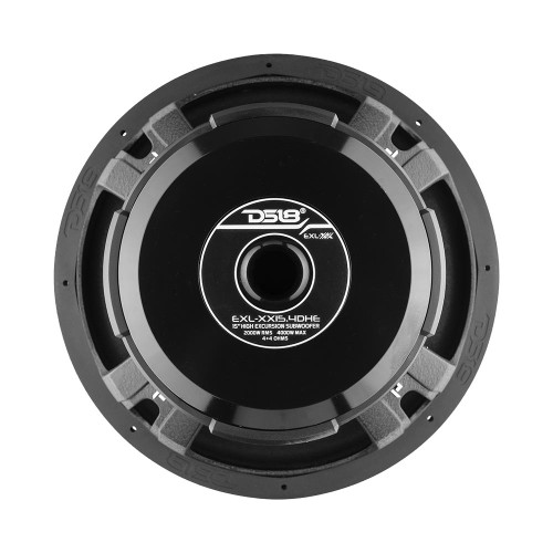 DS18 EXL-XX15.4DHE 15" 2000W RMS High Excursion Car Subwoofer - Dual 4 Ohm