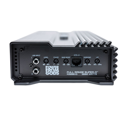 Hifonics A3000.1D Alpha Compact 3000 Watt Monoblock Car Audio Amplifier