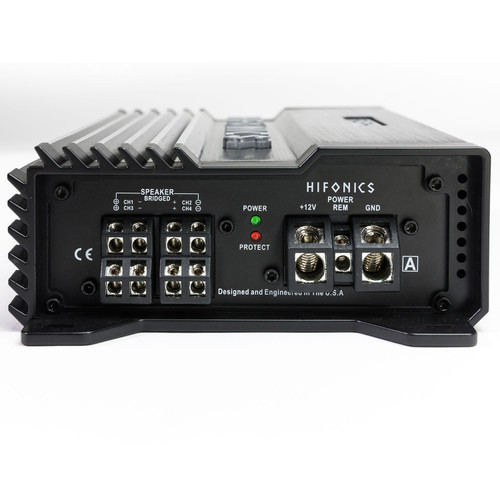 Hifonics A800.4D Alpha Series Compact 800 Watt 4-Channel Car Amplifier 