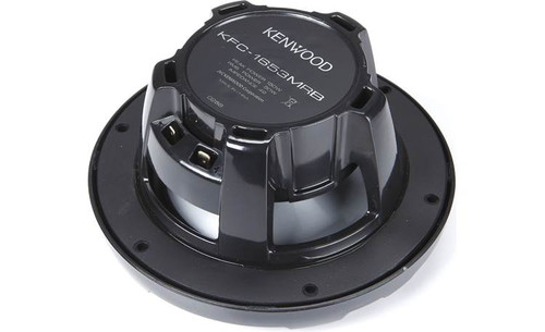 Kenwood KFC-1653MRB 6.5" 50W RMS Marine/Motorsport Speaker - Black