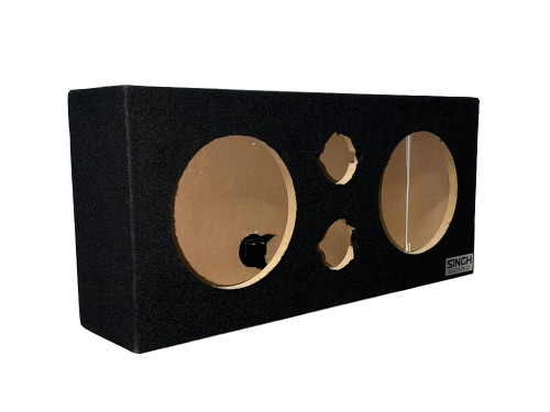 Singh Electronics Dual 8" Midrange & Small Bullet Tweeter Enclosure