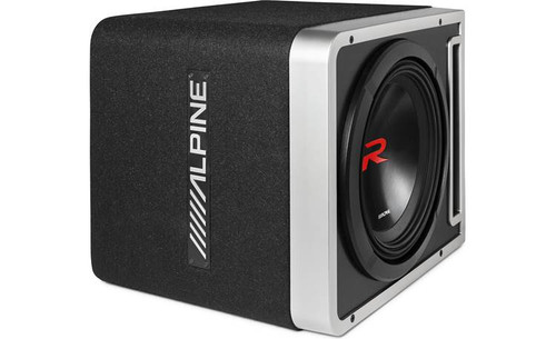 Alpine Halo R2-SB10V Single 10" Preloaded Subwoofer Enclosure 