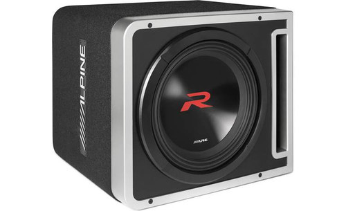 Alpine Halo R2-SB10V Single 10" Preloaded Subwoofer Enclosure 