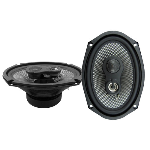 American Bass SQ-6x9 6x9" 3-Way 80W RMS Coaxial Speakers 