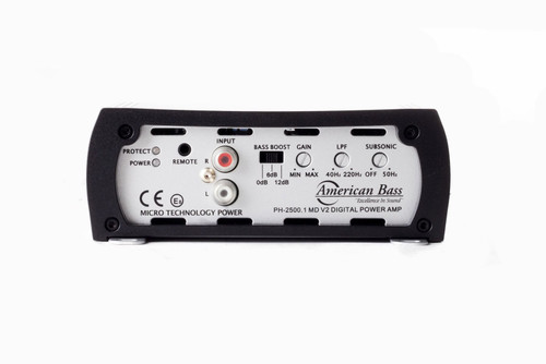 American Bass PH-2500.1 MD Class D 1250W RMS Monoblock Amplifier 