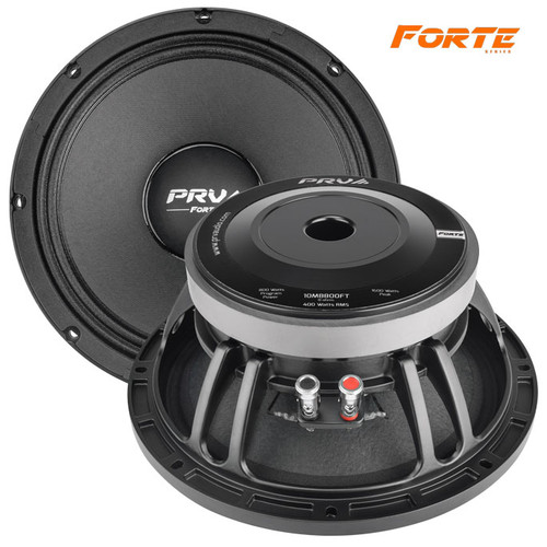 PRV Audio 10MB800FT 10" 400W RMS Midbass Loudspeaker - 8 Ohm