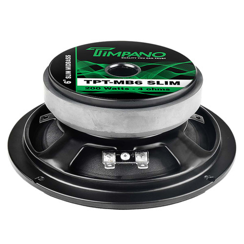 Timpano TPT-MD6 SLIM 6.5″ 100W RMS Shallow Mid Range Loudspeaker - 8 Ohm