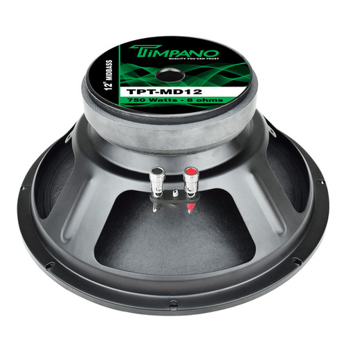 Timpano TPT-MD12 12″ 375W RMS Pro Audio Mid Bass Loudspeaker - 8 Ohm