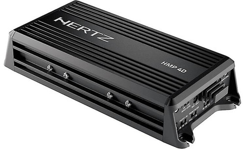 Hertz HMP4D Compact 4-Channel Amplifier — 50W RMS x 4