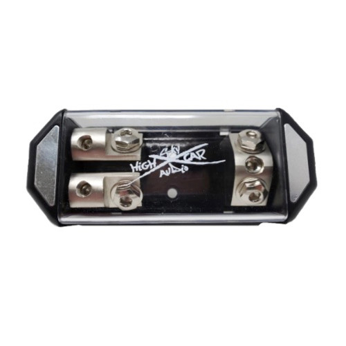 Sky High Car Audio (1) 1/0 to (2) 4 ga ANL Fused Distribution Block Dual ANL Fuse Holder