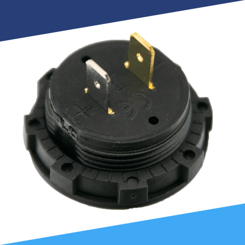 Sparked Innovations Single 12VDC Voltmeter Battery Voltage Monitor