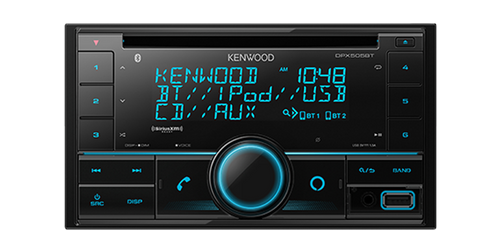 Kenwood DPX505BT 2-Din CD Receiver With Bluetooth 