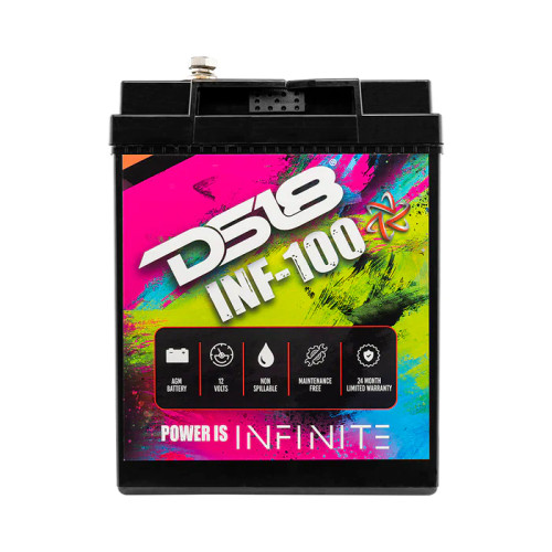 DS18 INF-100 Infinite 100 AH 2800 Watts AGM Power Cell 12 Volt Battery