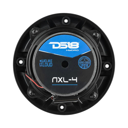 DS18 MP4/BK Hydro 4" 2-Way Marine Speakers 50W RMS (Pair) - Black