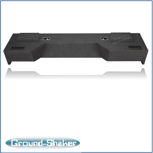 Ground Shaker TDGP212B Black 12" Dual Ported Sub Box Fits Dodge Ram 1500 Crew-Cab 2019-2022