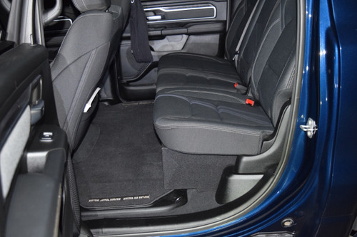 Ground Shaker TDGP212B Black 12" Dual Ported Sub Box Fits Dodge Ram 1500 Crew-Cab 2019-2022