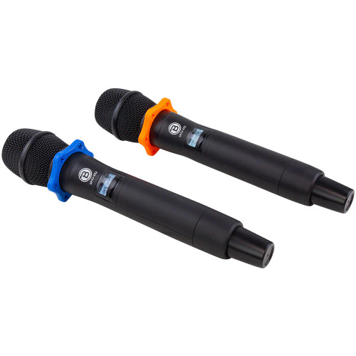BlastKing MHU-402 Dual Handheld UHF DSP Wireless Microphone System
