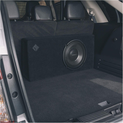 Rockford Fosgate T1S-1x12 12" 600W RMS Slim Sealed Loaded Enclosure