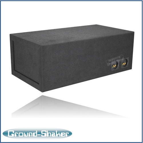 Ground Shaker 32HZ212B Black 12" Dual Competition 32Hz Ported Sub Box