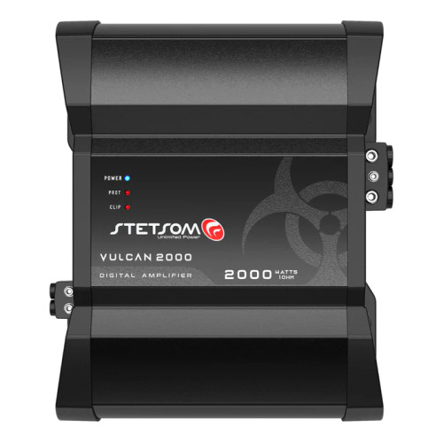 Stetsom Vulcan 2000 Class D Full-Range Mono Digital Car Amplifier 2K RMS