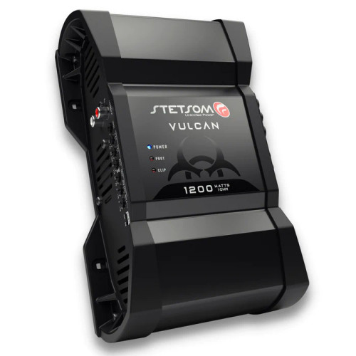 Stetsom Vulcan 1200 1200W RMS Class D Full-Range Mono Digital Car Amplifier