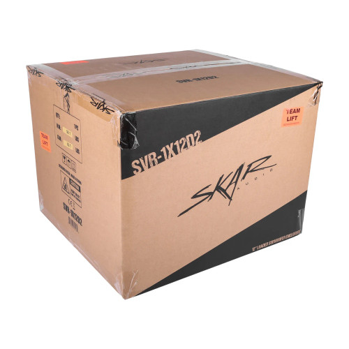 Skar Audio SVR-1X12D2 Single 12" 800W RMS SVR Series Loaded Vented Subwoofer Enclosure