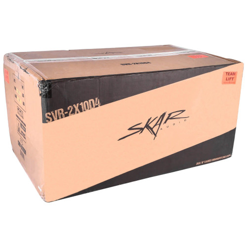 Skar Audio SVR-2X10D4 Dual 10" 1600W RMS SVR Series Loaded Vented Subwoofer Enclosure