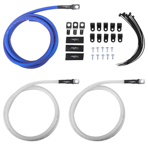 Skar Audio SKBIG3-4GA 4 Gauge "Big 3" OFC Wiring Upgrade Kit