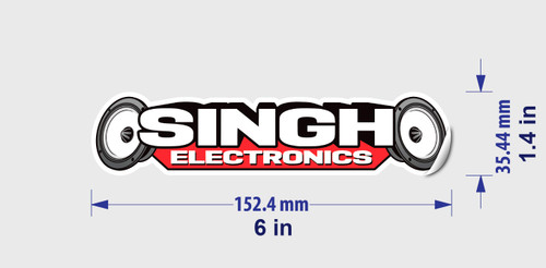 Singh Electronics Sticker - Small