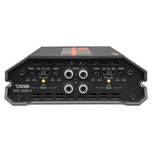 DS18 SXE-1200.4 SXE Class A/B 4-Channel Full-Range Car Amplifier - 60W RMS x 4
