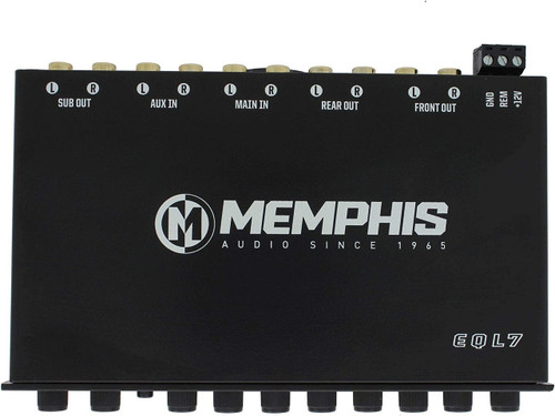 Memphis Audio EQL7 7 Band Graphic Equalizer 