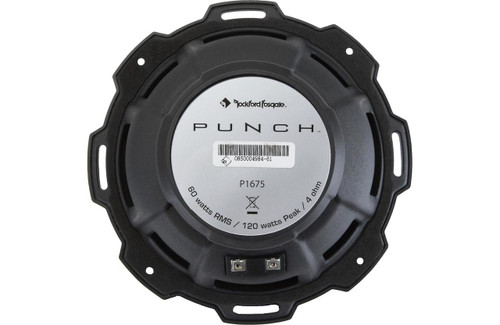 Rockford Fosgate P1675 Punch 6.75" 55W RMS 3-Way Full-Range Speakers
