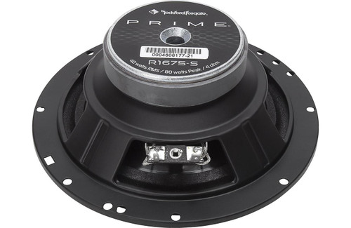 Rockford Fosgate R1675-S Prime 6.75" 40W RMS Component Car Speakers System