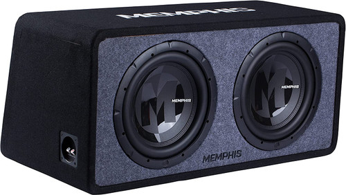 Memphis Audio PRXE12D2 Dual 12 600W RMS Loaded Enclosure - 2 Ohm