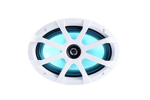 Memphis Audio MXA69L 6x9" 60W RMS Marine Speakers with RGB LED Lighting