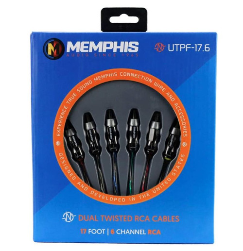 Memphis Audio UTPF-17.6 17' 6-Channel Ultra Twisted Interconnect