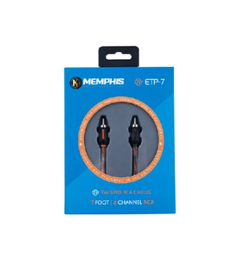 Memphis Audio ETP-7 7' 2-Channel Interconnect Cables