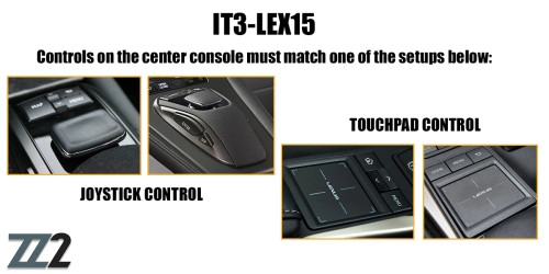 ZZ2 IT3-LEX15 Wireless CarPlay/Android Auto Interface for Select Lexus Vehicles