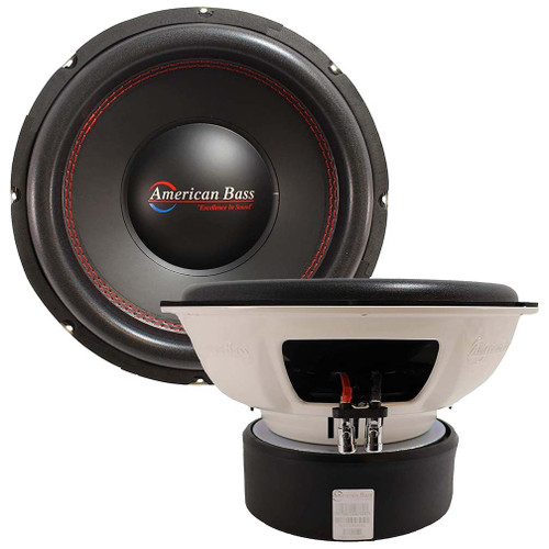 American Bass TITAN-1244 12" 600W RMS Subwoofer - Dual 4 Ohm