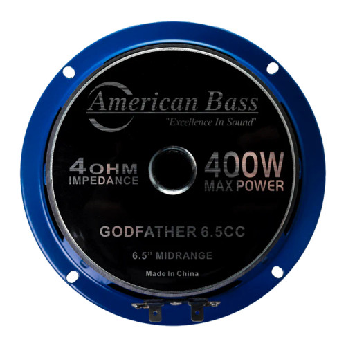 American Bass Godfather 6.5CC 6.5" 400W RMS Carbon Fiber Midrange Speakers (Pair)