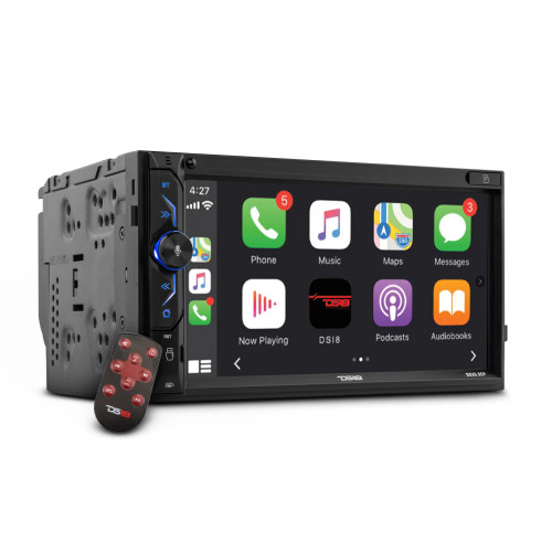 DS18 DDX6.9CP 6.9" Touchscreen Mech-Less Double-Din Head Unit with Apple Carplay